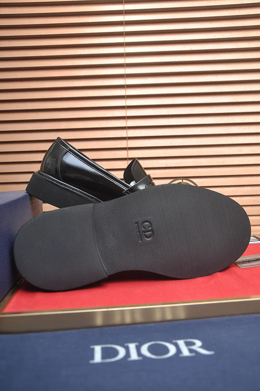 Men's shoes 💰800💶[Dior] (water-dyed cowhide lining) Dior original 1:1 high-quality factory, imported original materials, imported version of raw cowhide, water-dyed cowhide lining, original TPU outsole, code number: 39-44 (38 45 custom-made, non-refundable)
